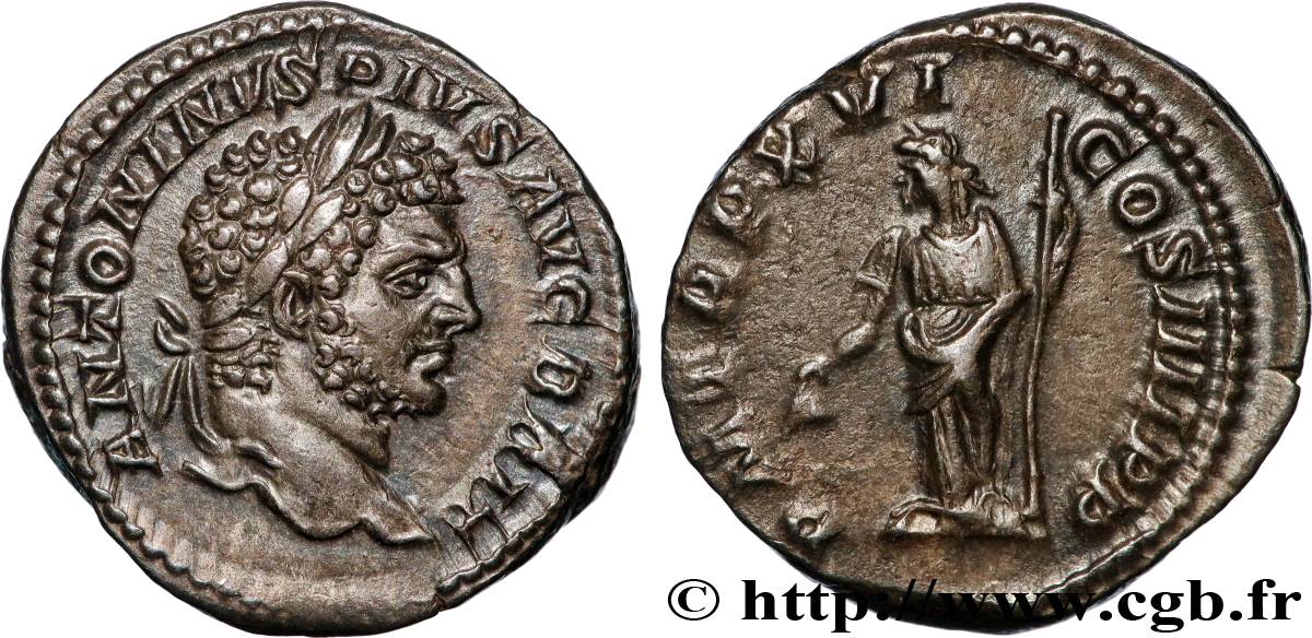 CARACALLA Denier MS/AU