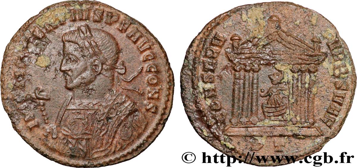 MAXENTIUS Follis ou nummus XF