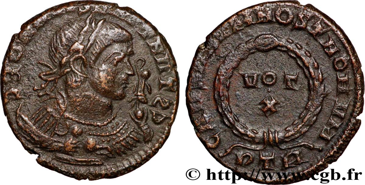 CONSTANTINE II Centenionalis ou nummus AU/AU