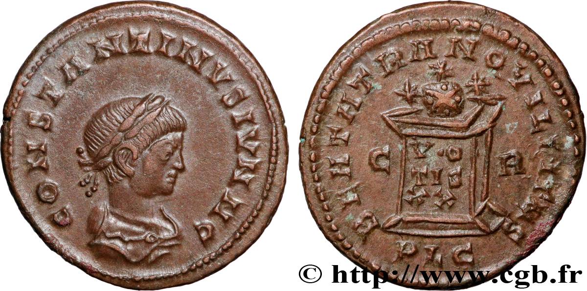 CONSTANTIN II Centenionalis ou nummus SUP