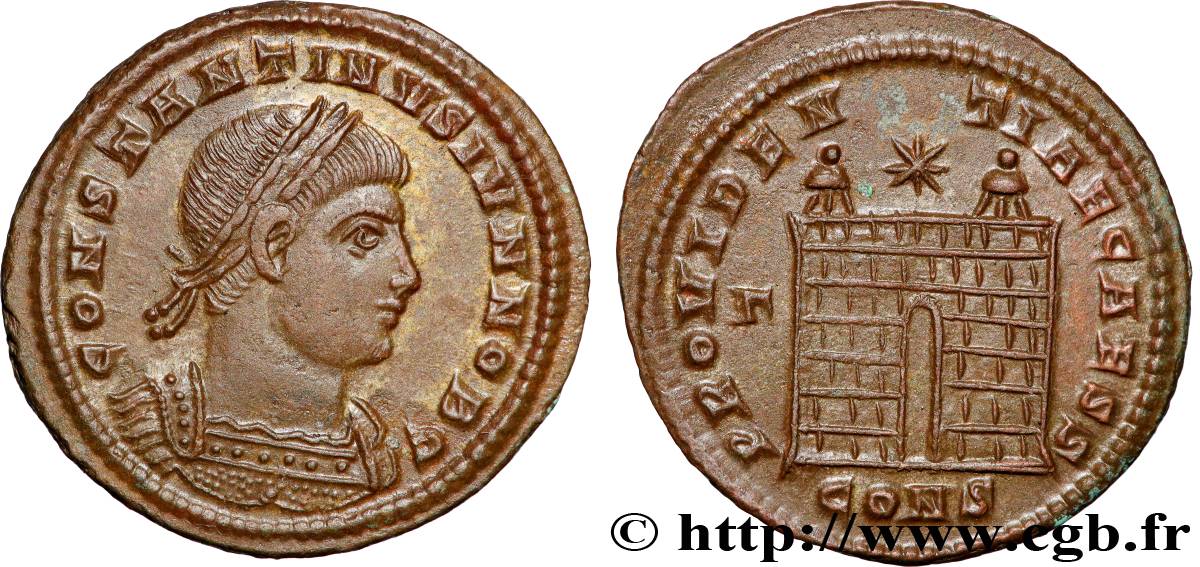 CONSTANTINE II Centenionalis ou nummus MS