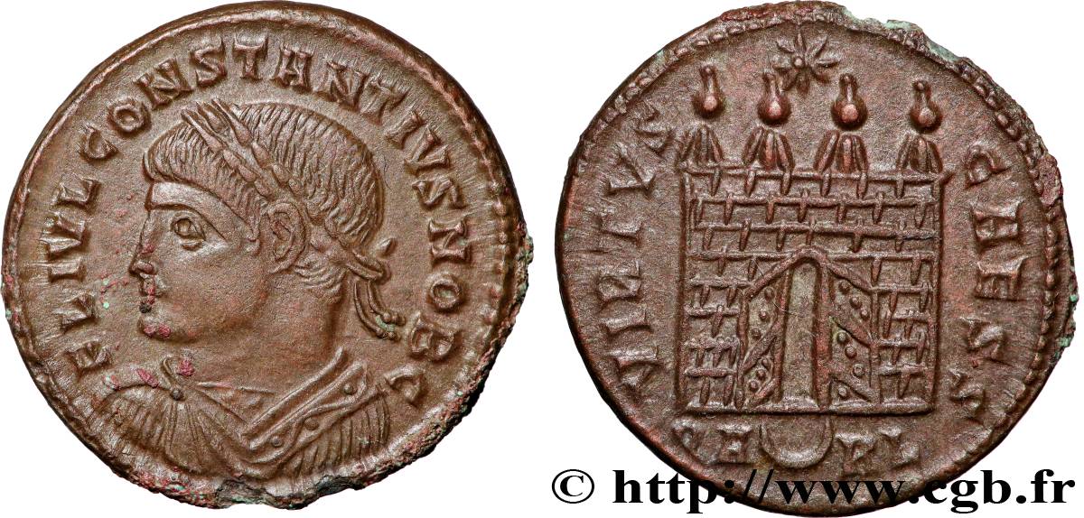 CONSTANTIUS II Centenionalis ou nummus VZ/fST