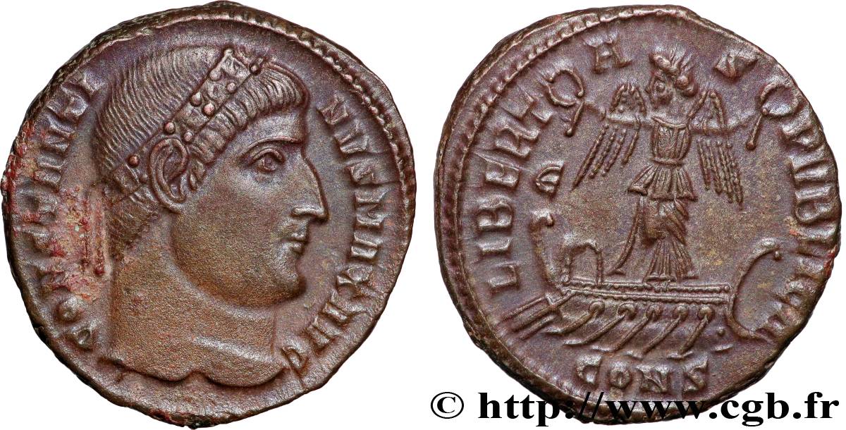 CONSTANTINE I THE GREAT Centenionalis ou nummus AU