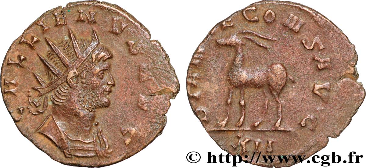 GALLIENUS Antoninien AU/XF