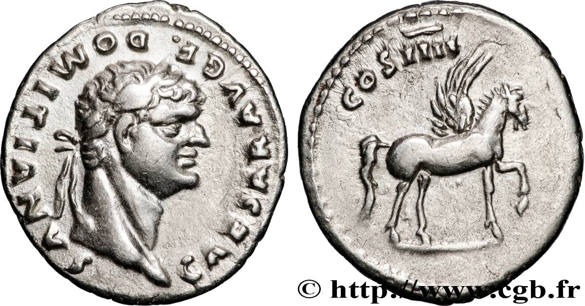 DOMITIANUS Denier AU