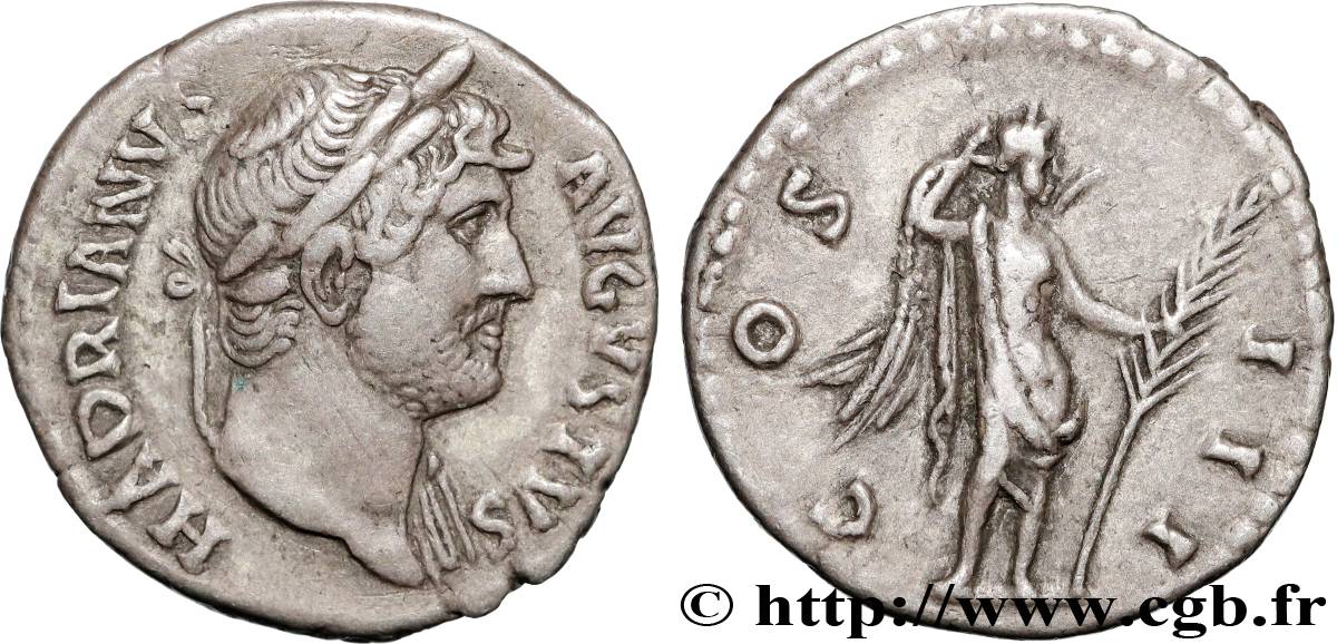 HADRIAN Denier AU