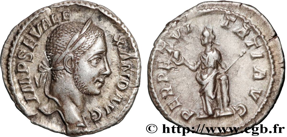 SEVERUS ALEXANDER  Denier AU