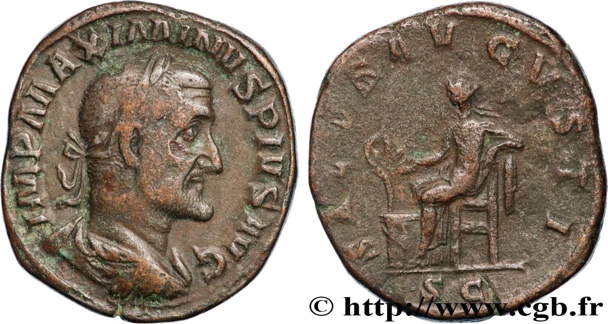 MAXIMINUS I Sesterce XF/VF