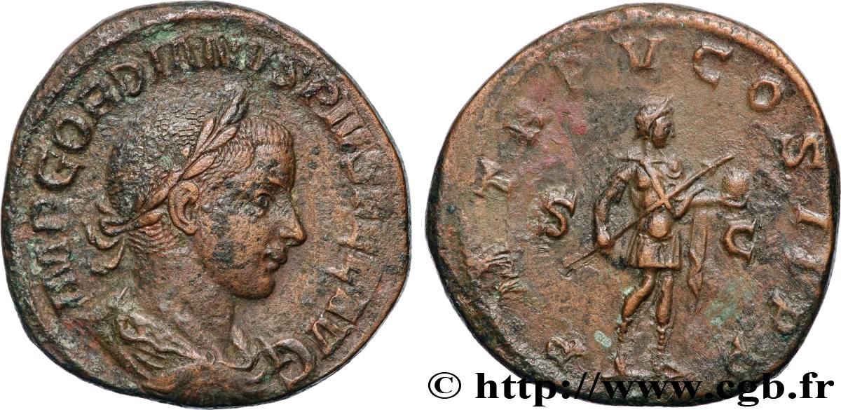 GORDIAN III Sesterce XF