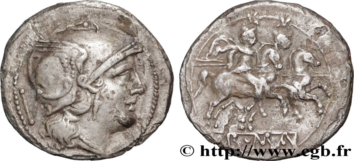 ROMAN REPUBLIC - ANONYMOUS Quinaire XF