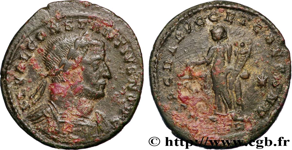 CONSTANTIUS I Follis ou nummus XF