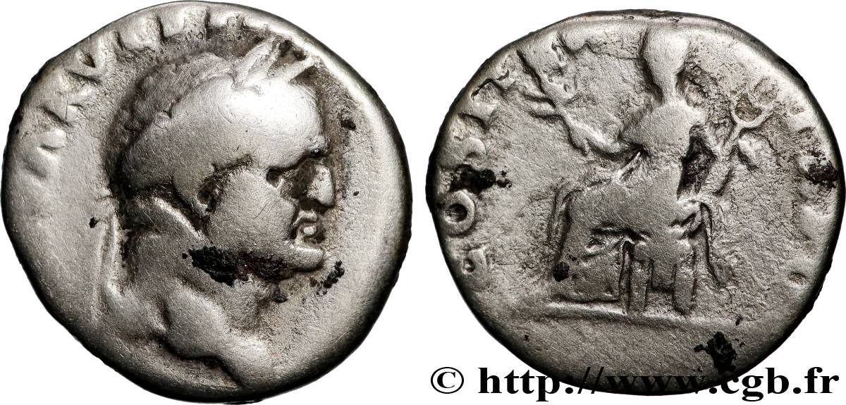 VESPASIAN Denier VF