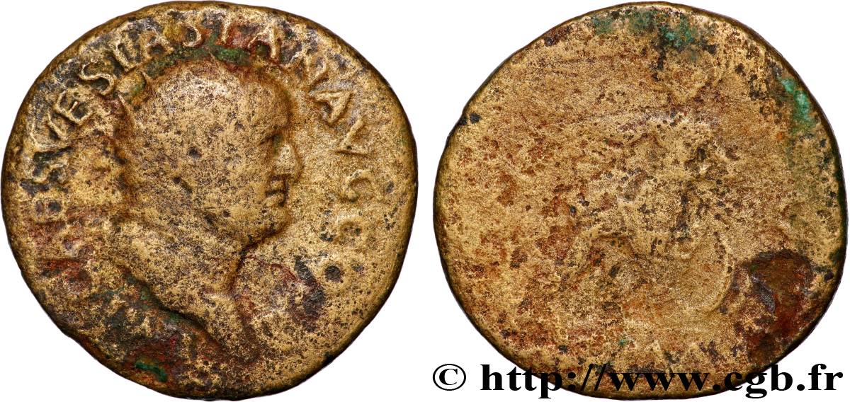 VESPASIAN Dupondius VF