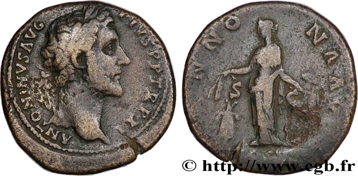 ANTONINUS PIUS Sesterce XF/VF