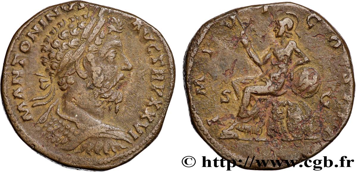 MARCUS AURELIUS Sesterce XF/VF