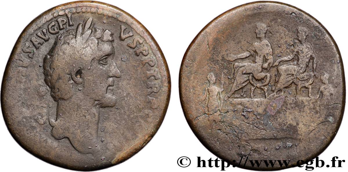 ANTONINUS PIUS Sesterce VF/VF