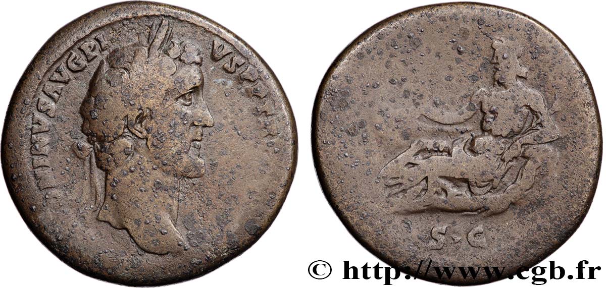 ANTONINUS PIUS Sesterce VF