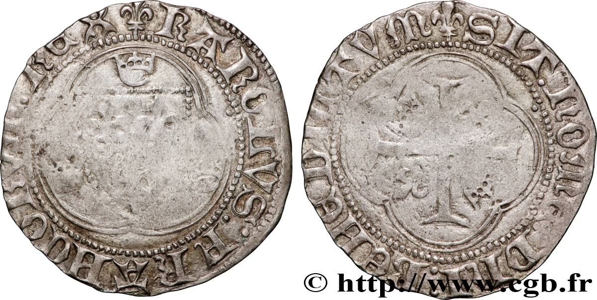 CHARLES VII  THE WELL SERVED  Blanc à la couronne n.d. Montpellier VF