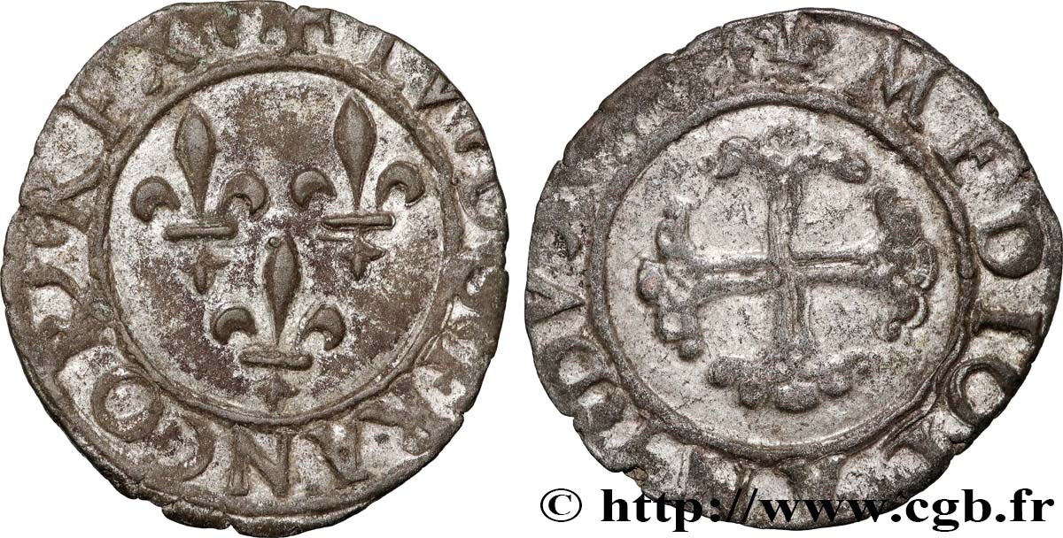 ITALY - DUCHY OF MILAN - LOUIS XII Trillina ou 3 denari n.d. Milan MBC+