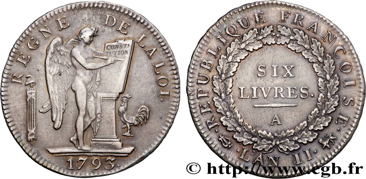 THE CONVENTION Six livres dit  au génie  1793 Paris AU