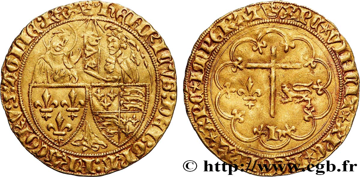 HENRY VI OF LANCASTER Salut d or n.d. Paris q.SPL/SPL