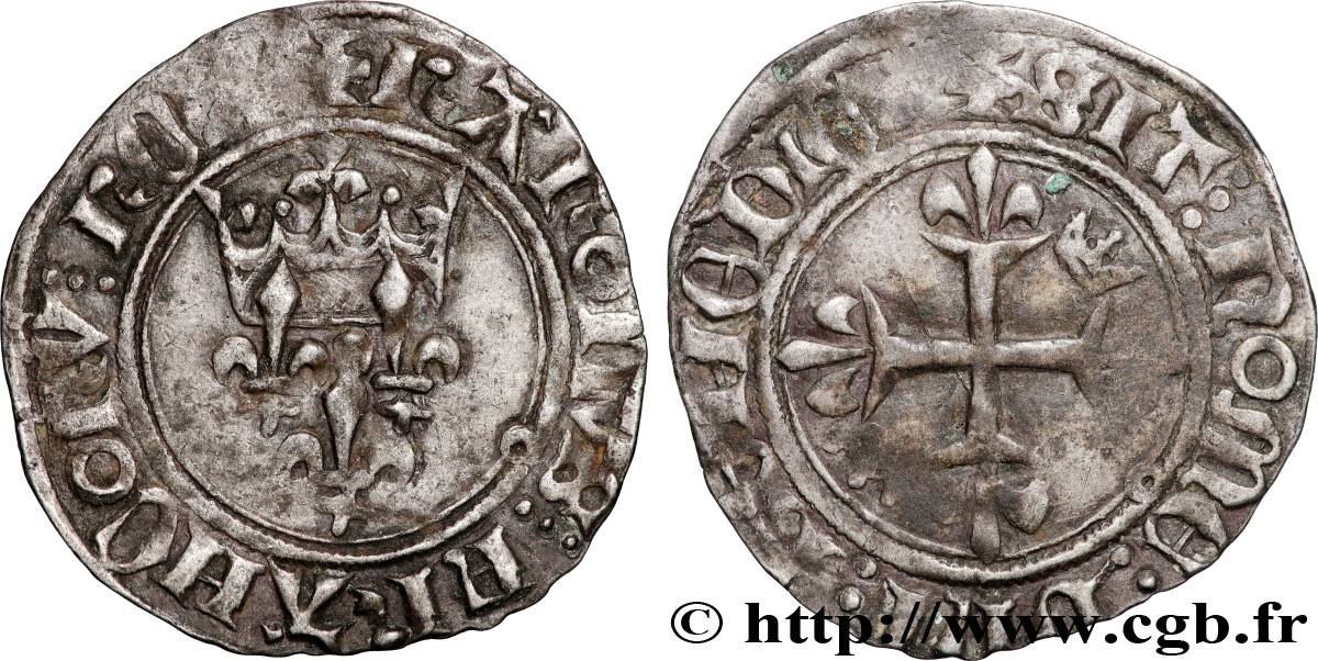 CHARLES VI LE FOU ou LE BIEN AIMÉ / THE BELOVED or THE MAD Gros dit  florette  n.d. Angers XF