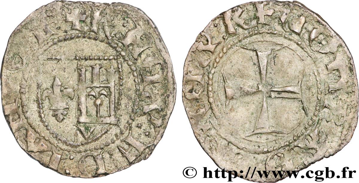ITALIE - CITÉ DE GÊNES - CHARLES VI LE FOU ou LE BIEN AIMÉ Petachina s.m. Gênes TTB/TB+