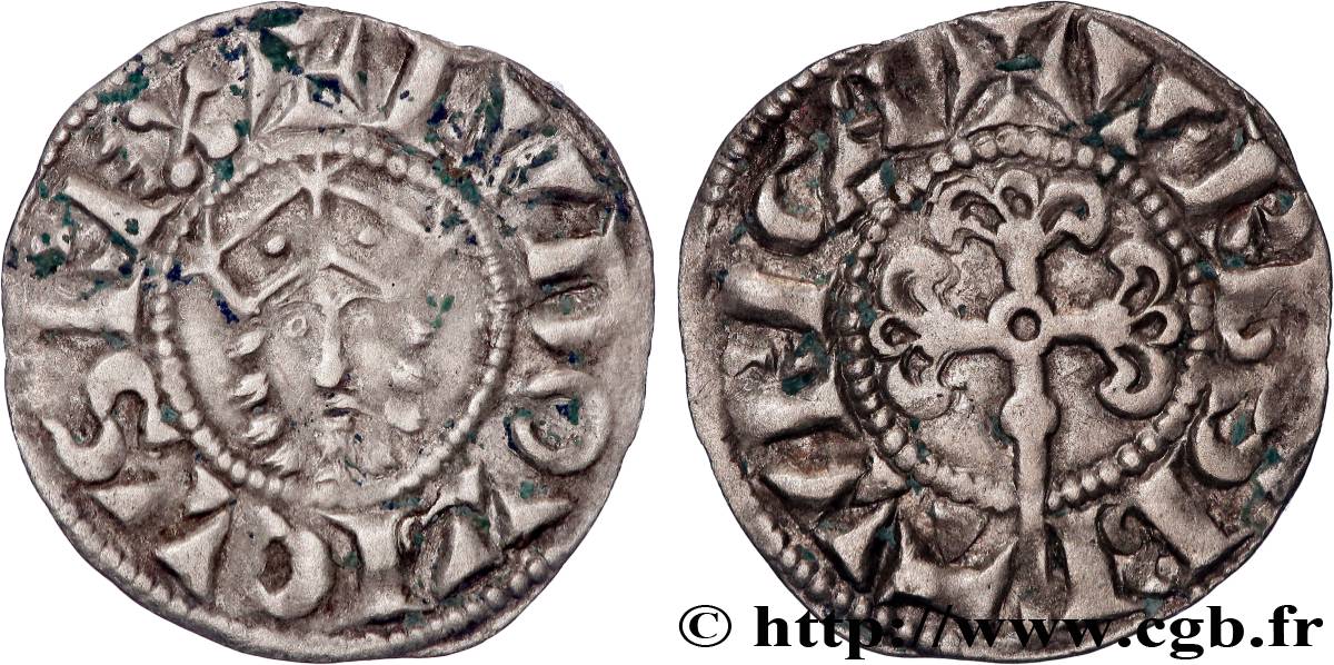 LOUIS VII LE JEUNE Denier s.m. Bourges SUP