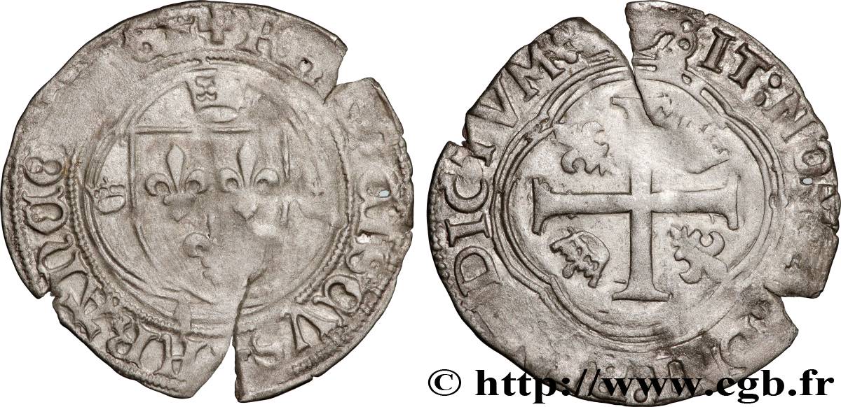 FRANCOIS I Grand blanc à la couronne, 1er type n.d. Tours fSS