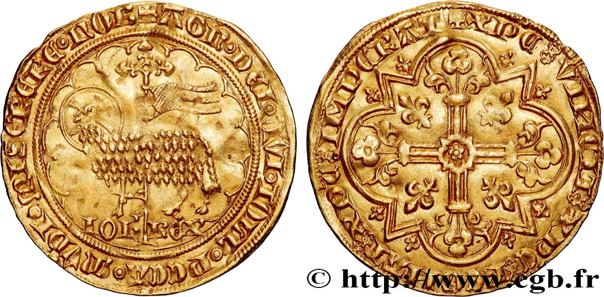 JEAN II LE BON Mouton d or s.m. s.l. TTB