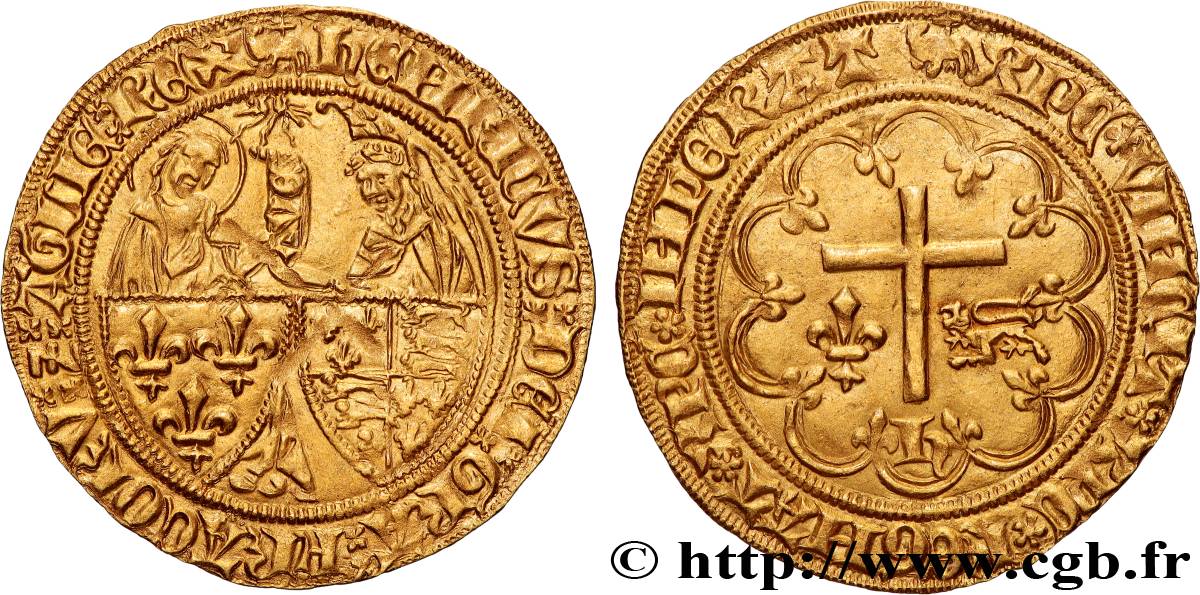 HENRY VI OF LANCASTER Salut d or s.m. Amiens VZ/fVZ