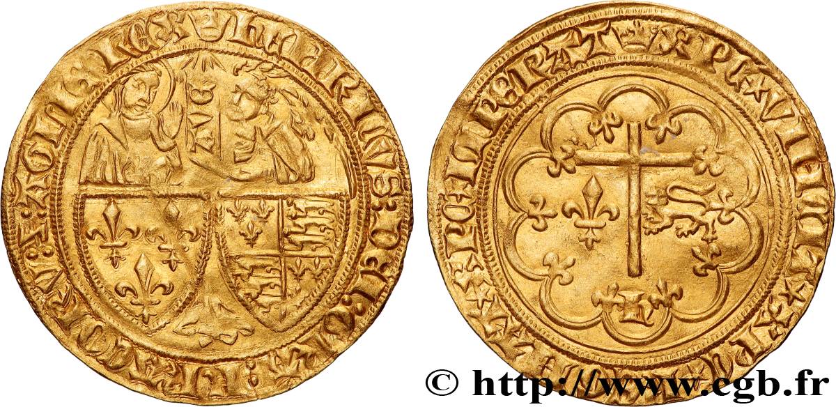 HENRY VI OF LANCASTER Salut d or s.m. Paris AU