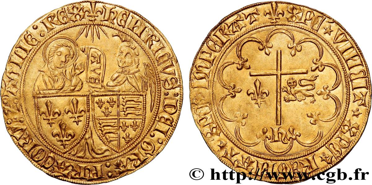 HENRY VI OF LANCASTER Salut d or s.m. Saint-Lô MBC+