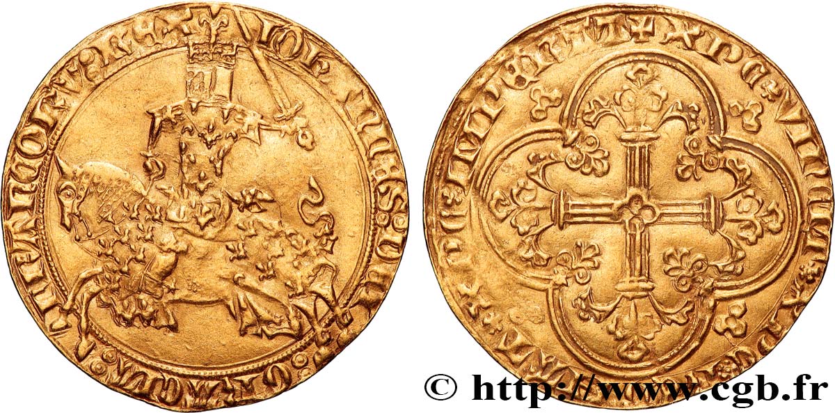 JOHANN II  THE GOOD  Franc à cheval s.m.  fVZ