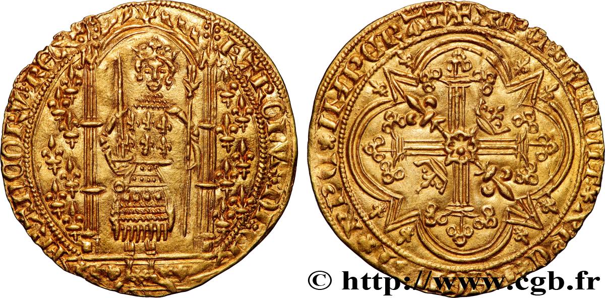 CHARLES V LE SAGE Franc à pied s.m. s.l. SUP/TTB+