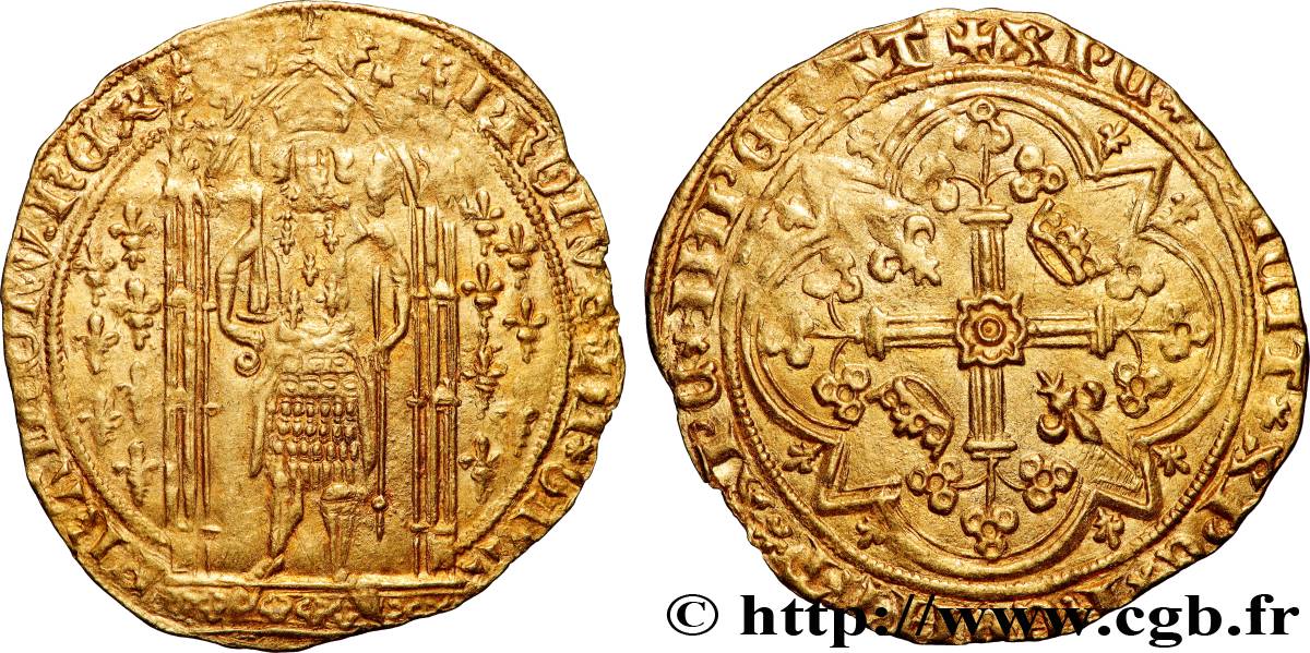 CHARLES V LE SAGE Franc à pied s.m. s.l. TTB/TTB+