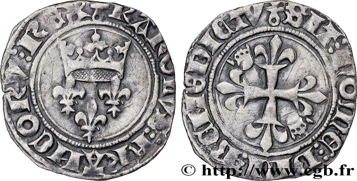 CHARLES VI LE FOU OU LE BIEN AIMÉ Gros dit  florette  n.d. Paris TTB