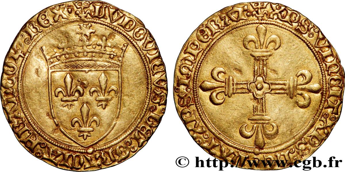 LOUIS XII LE PÈRE DU PEUPLE Écu d or au soleil s.m. Rouen TTB+