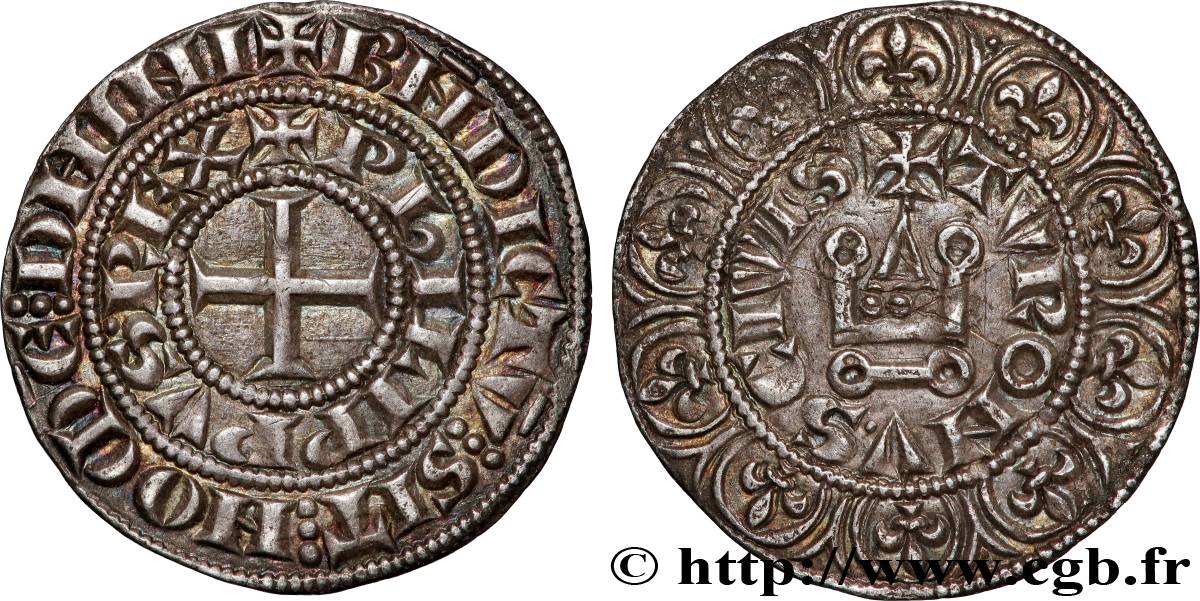 FILIPPO IV  THE FAIR  Maille tierce à l O rond s.m.  q.SPL/BB