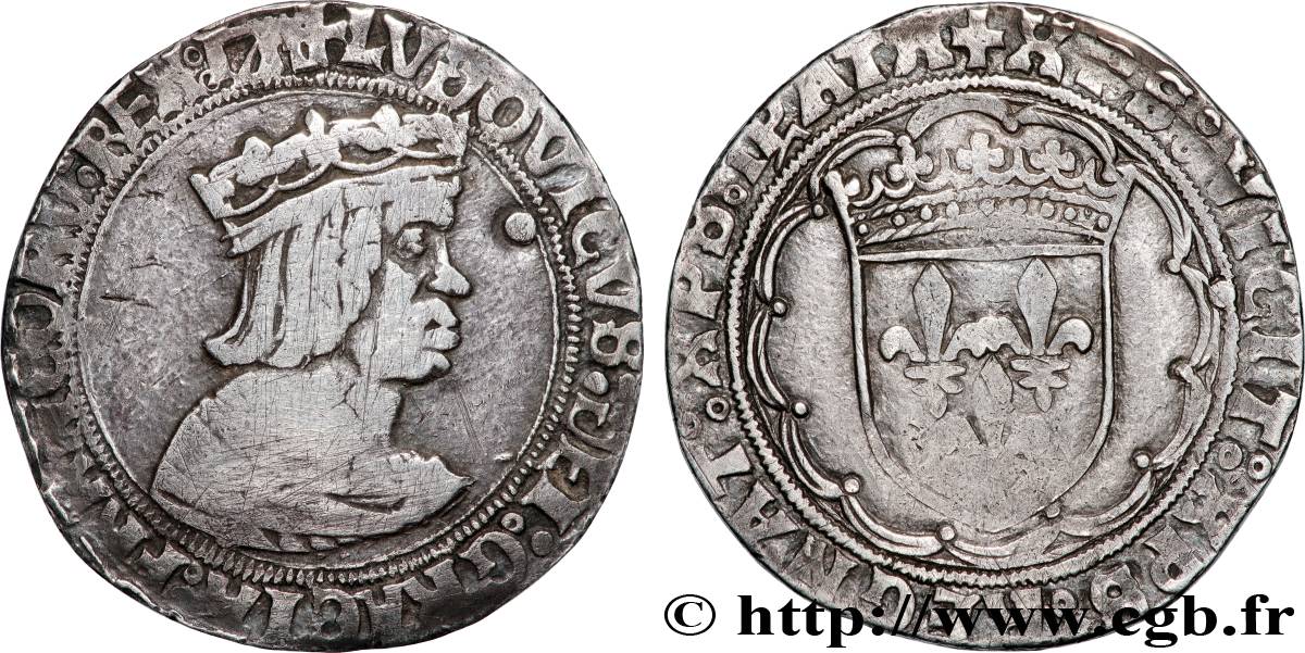 LOUIS XII  Teston s.m. Tours BC+