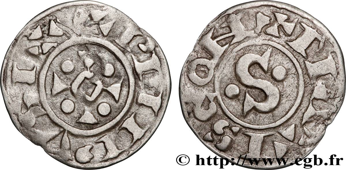 FELIPE I Denier, 2e type n.d. Mâcon BC+