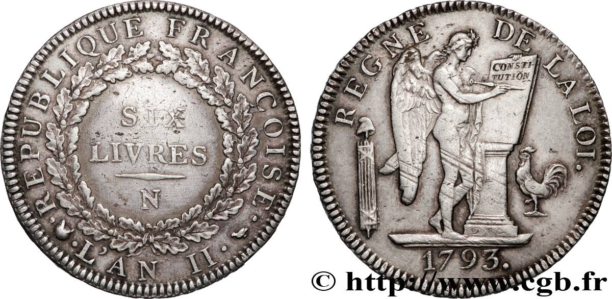 LA CONVENTION Six livres dit  au génie  1793 Montpellier TTB