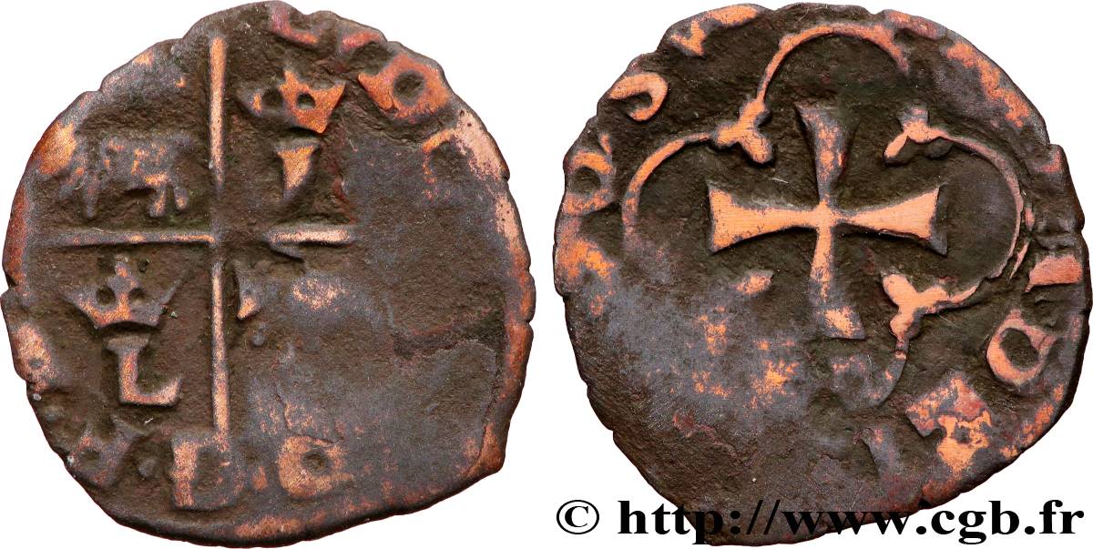 LOUIS XIII LE JUSTE Vaquette du Béarn n.d. Morlaàs TB