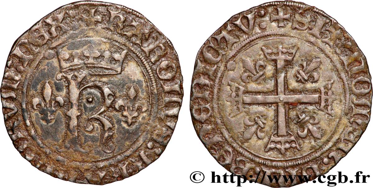 CHARLES VIII Karolus s.m. Paris XF/VF