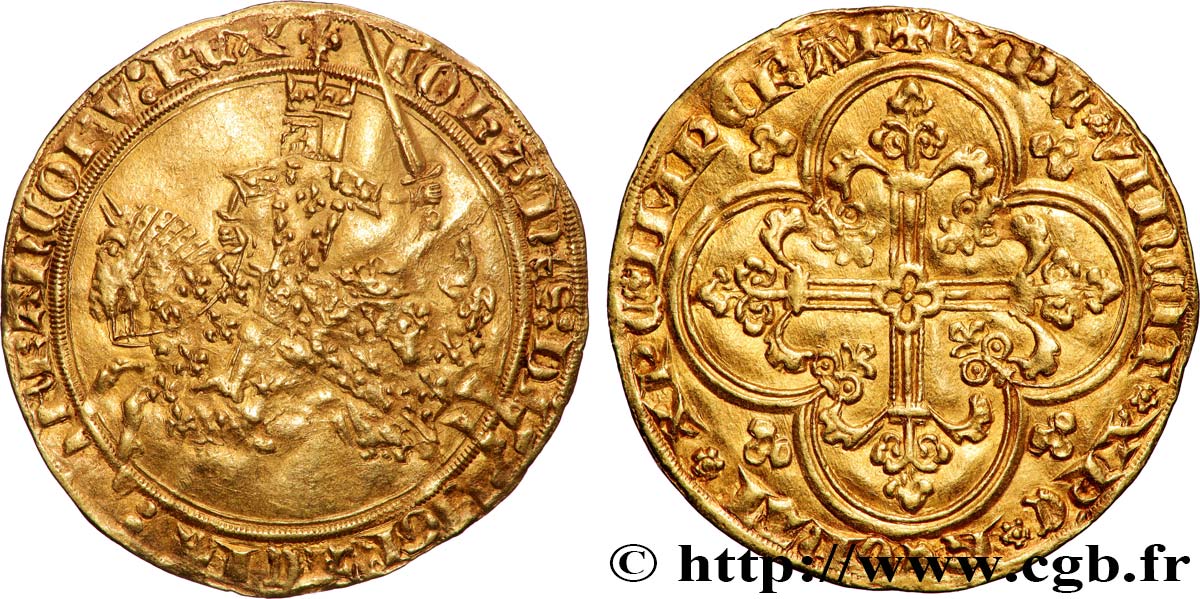 JEAN II LE BON Franc à cheval n.d. SUP