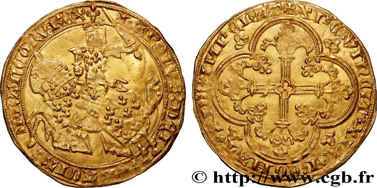 CHARLES V LE SAGE Franc à cheval s.m.  SUP