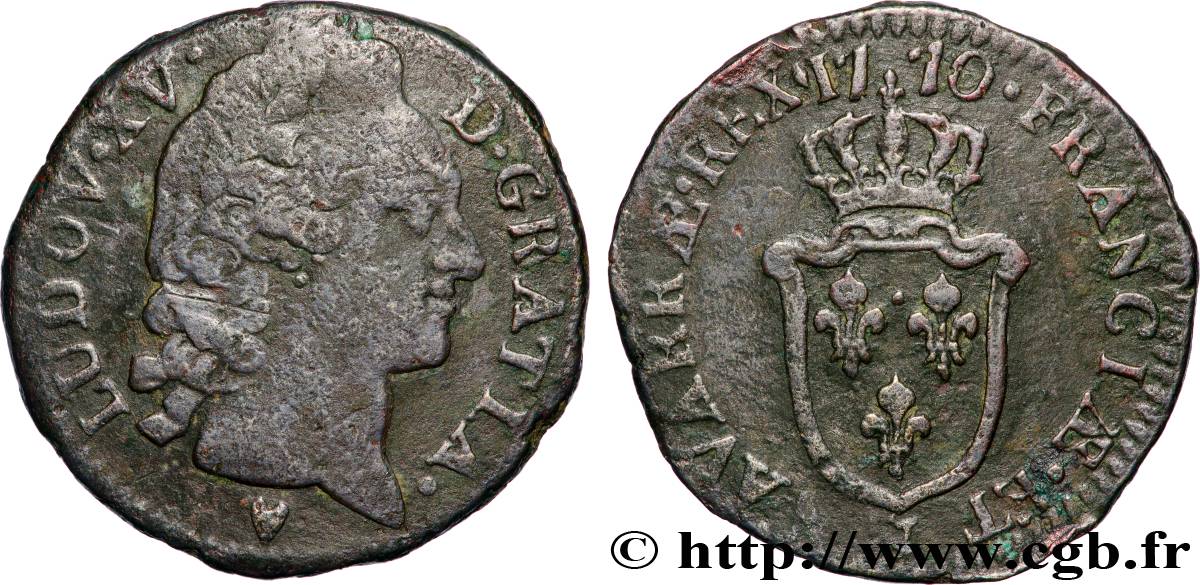 LOUIS XV DIT LE BIEN AIMÉ Sol d Aix 1770 Aix-en-Provence TB+