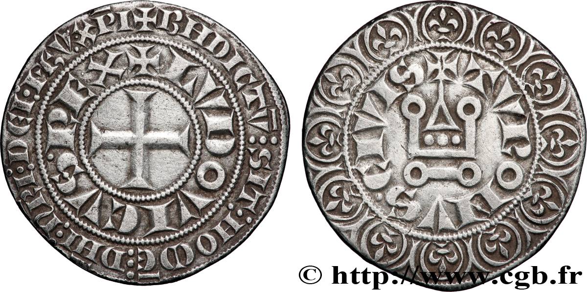 LOUIS IX DIT &nbsp;SAINT LOUIS&nbsp; Gros tournois s.m. s.l. TTB+/TTB