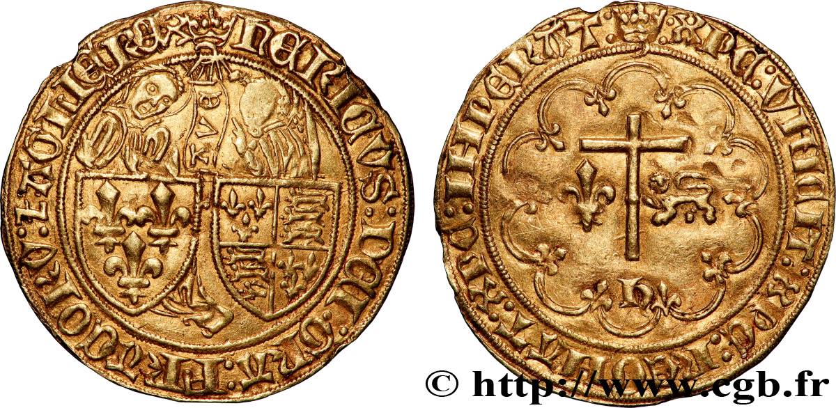 HENRY VI OF LANCASTER Salut d&nbsp;or s.m. Paris AU