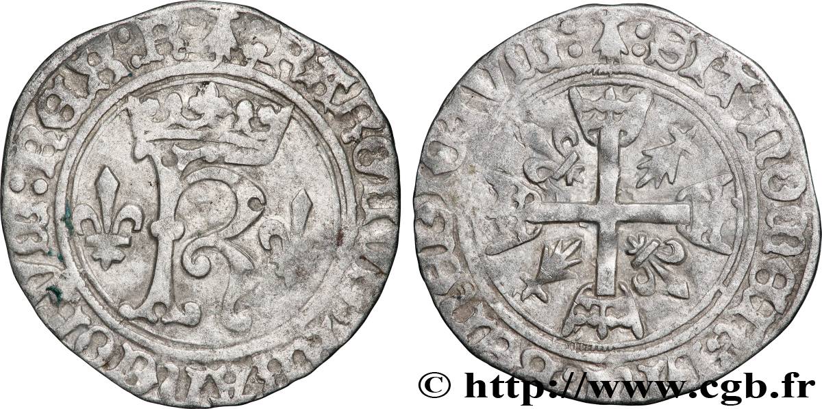 CHARLES VIII Karolus de Bretagne n.d. Rennes TTB